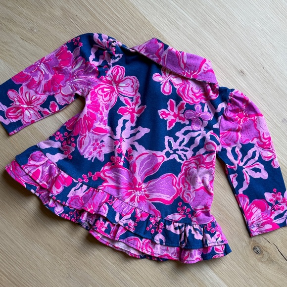 Lilly Pulitzer Matching Big Sister/Little Sister Ruffled Tops - Picture 9 of 9